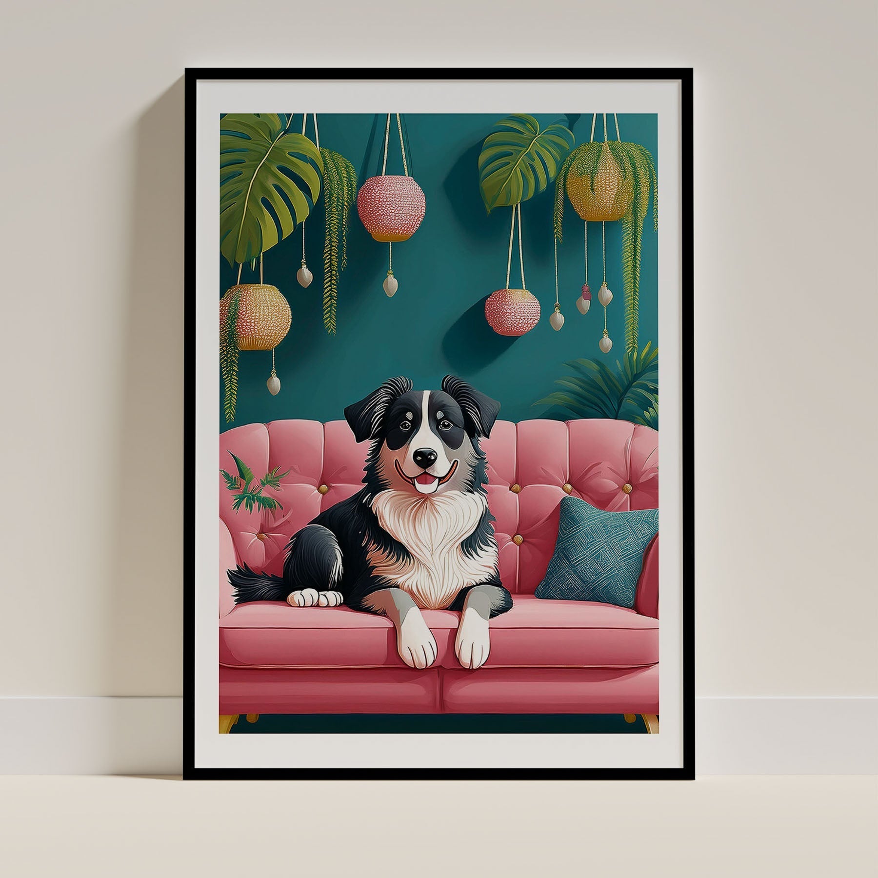 Australian Shepherd Dog Art Print Unframed Vol 2 | 11 Unique Designs | Wall Art Gift for Dog Lovers - Image 8 | Dogsy & Co