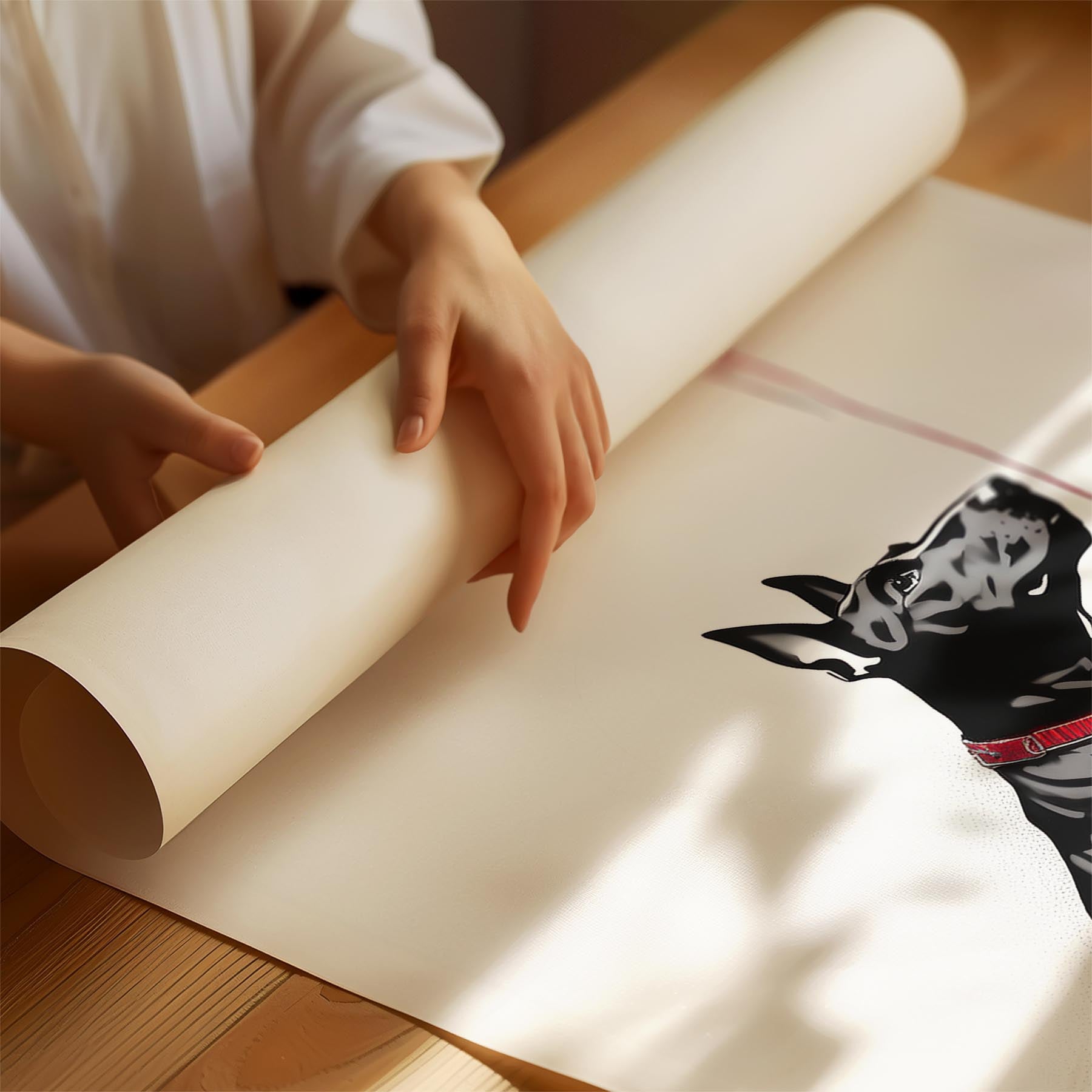 Bull Terrier DOGSY Series inspired by the Art of Banksy image 1