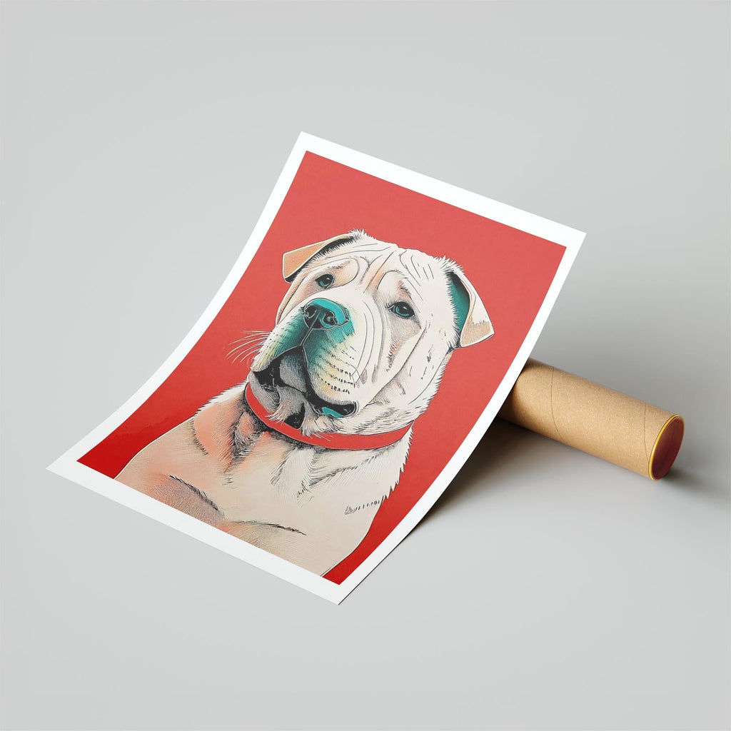 Shar Pei Red Dog Series image 6