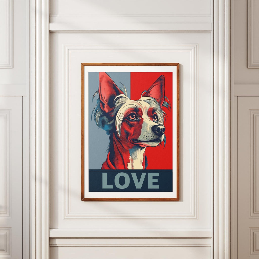 Chinese Crested LOVE Series Inspired by the Obama Poster image 3