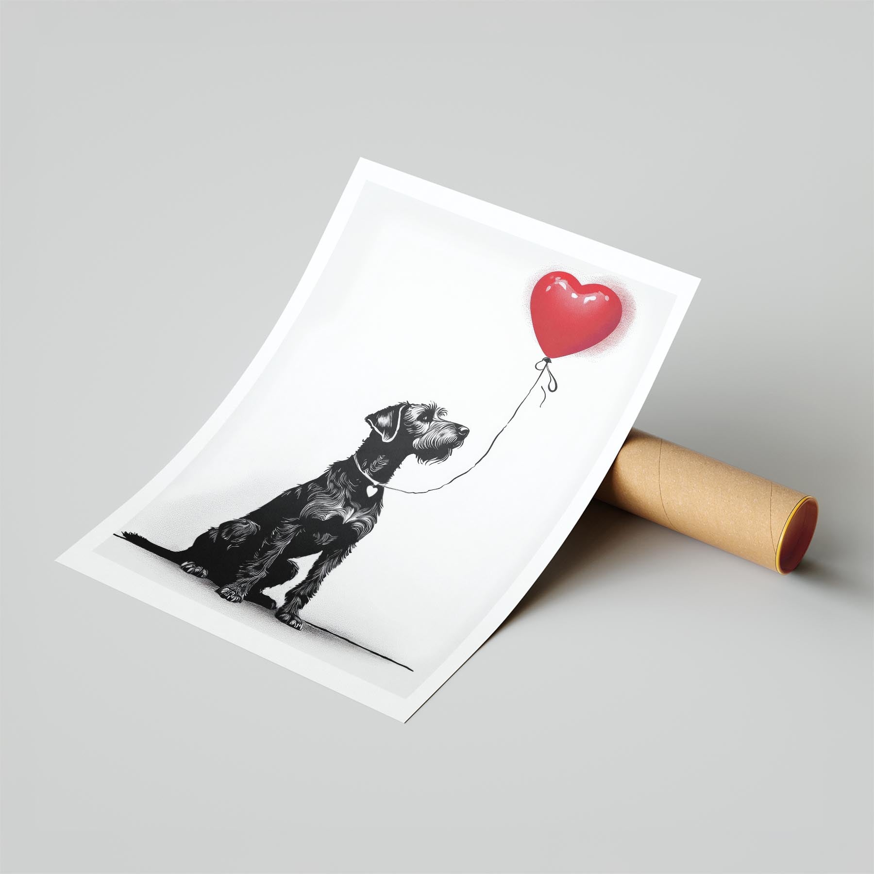 Airedale DOGSY Series inspired by the Art of Banksy image 6