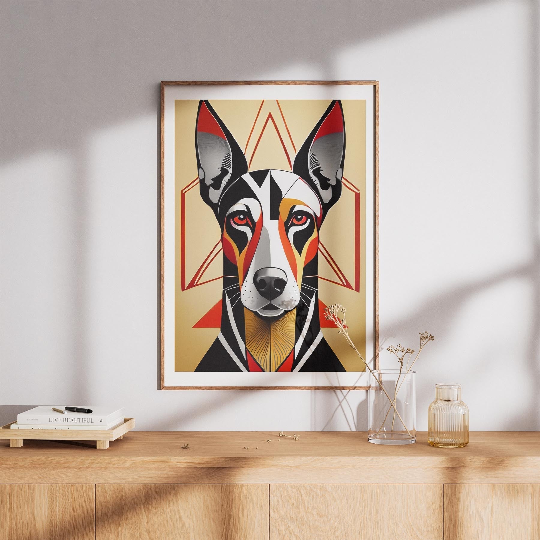 Doberman Geometric Orange Series image 8