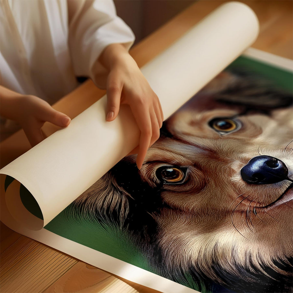 German Spitz Green Painted Series image 1