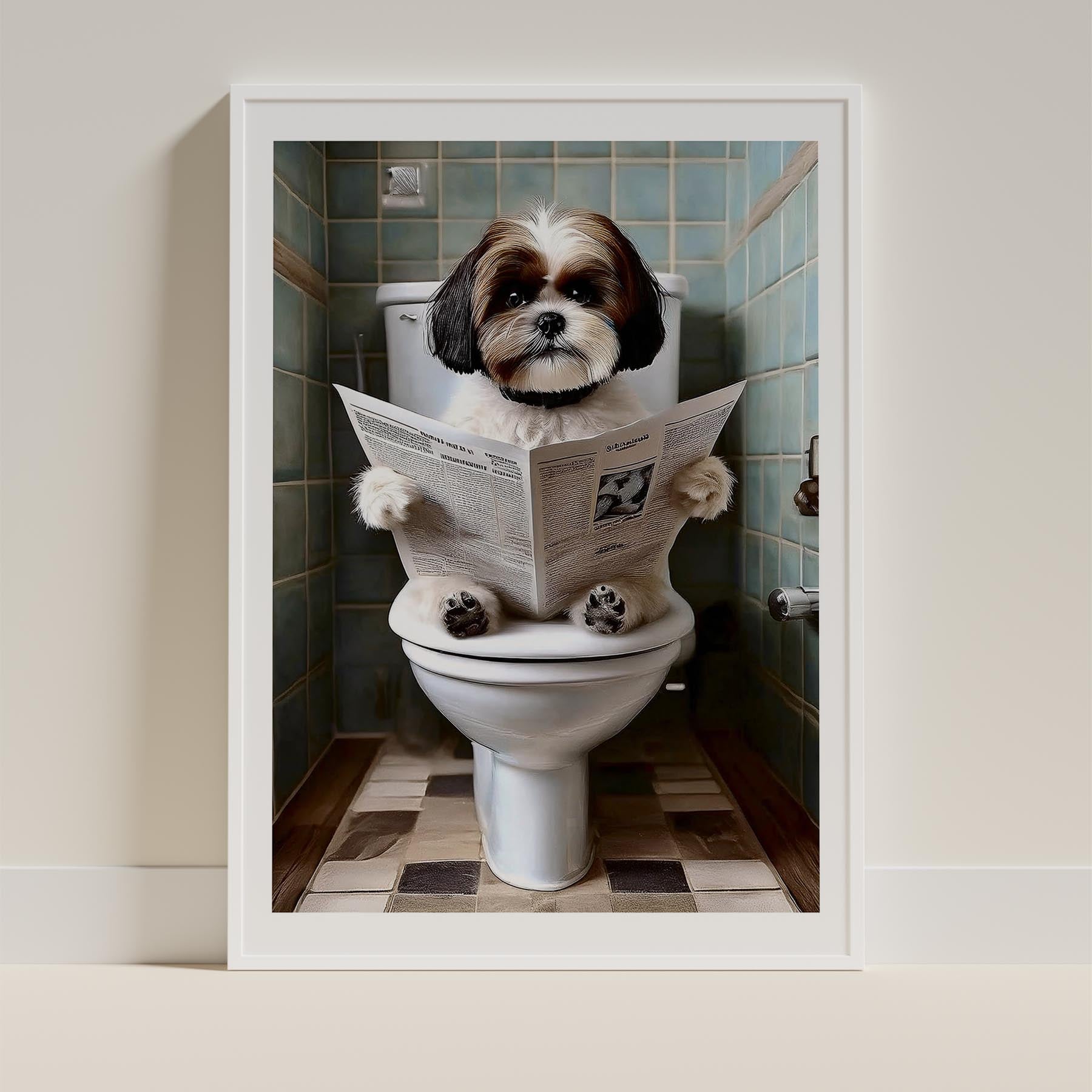 Shih Tzu Toilet Humour Dog Series 1 image 9
