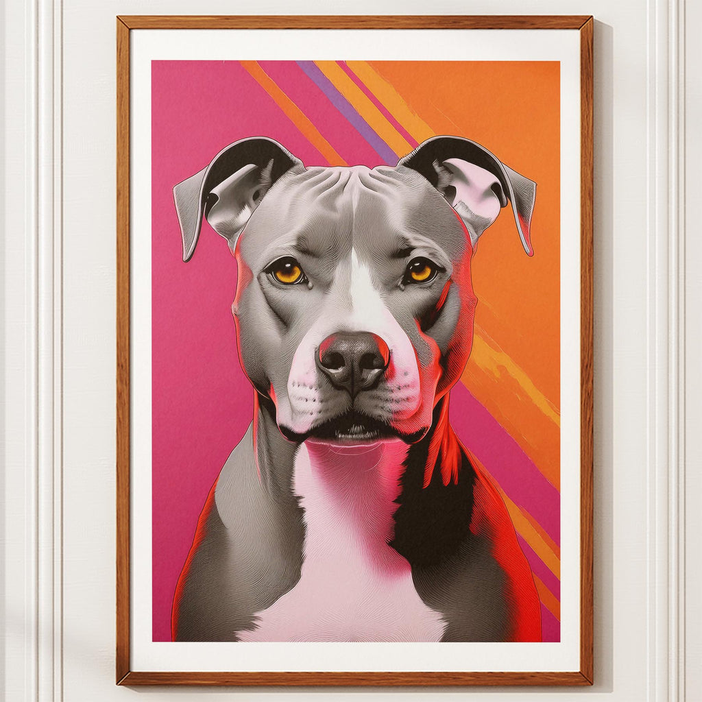 American Pitbull Terrier Modern Pop Dog Series image 10