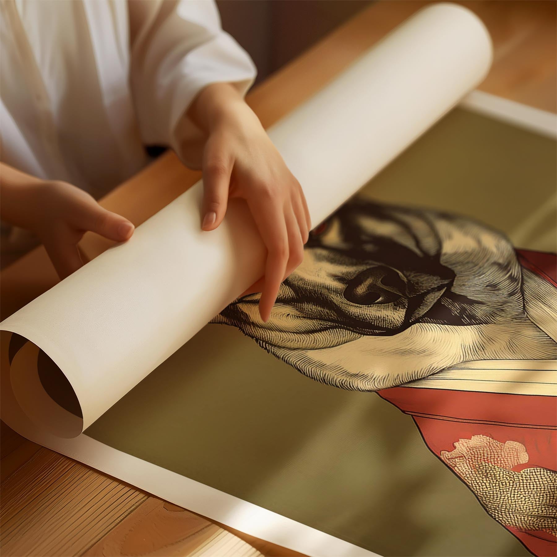 German Shepherd Japanse Kimono Dog Series image 1