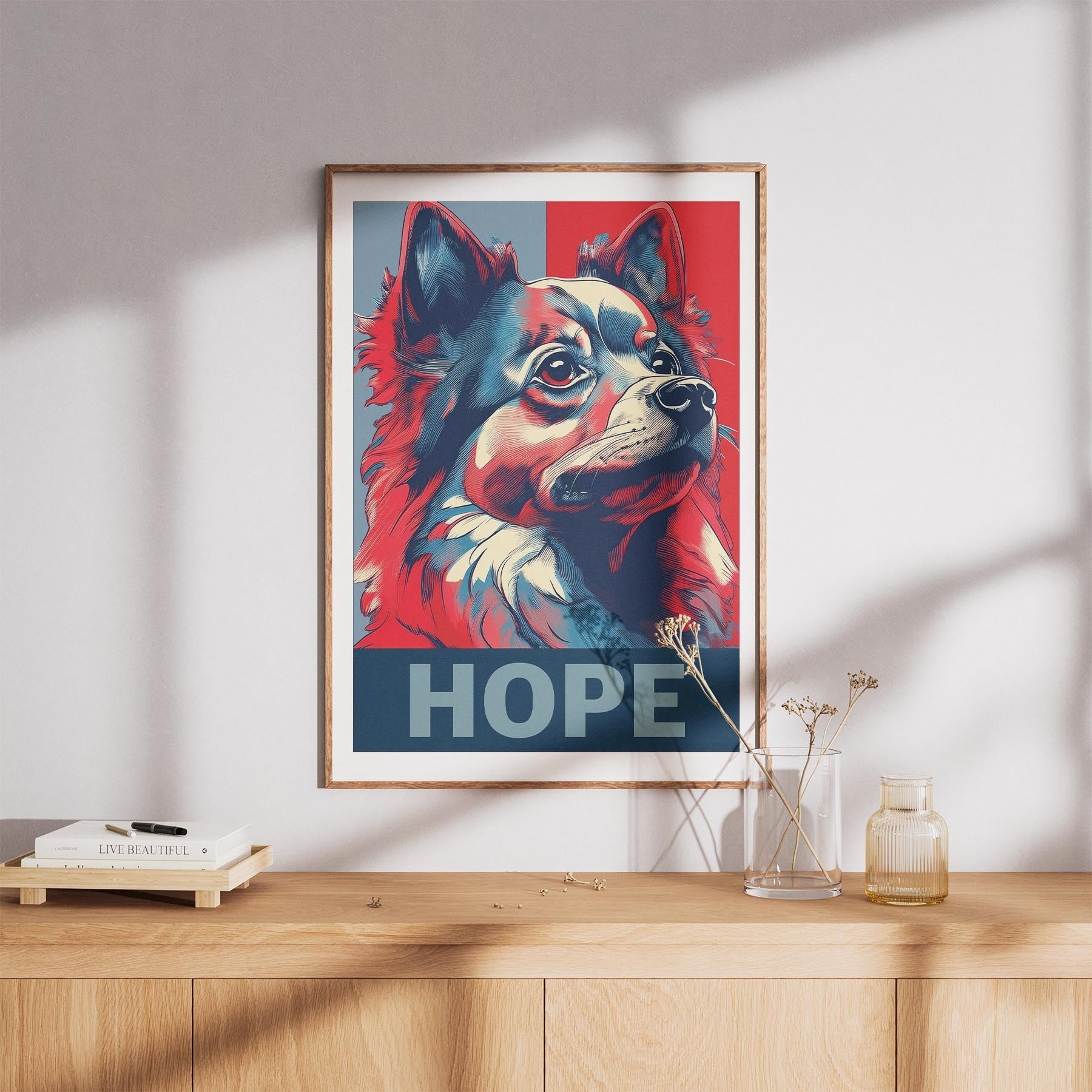 Pomeranian HOPE Series Inspired by the Obama Poster image 8