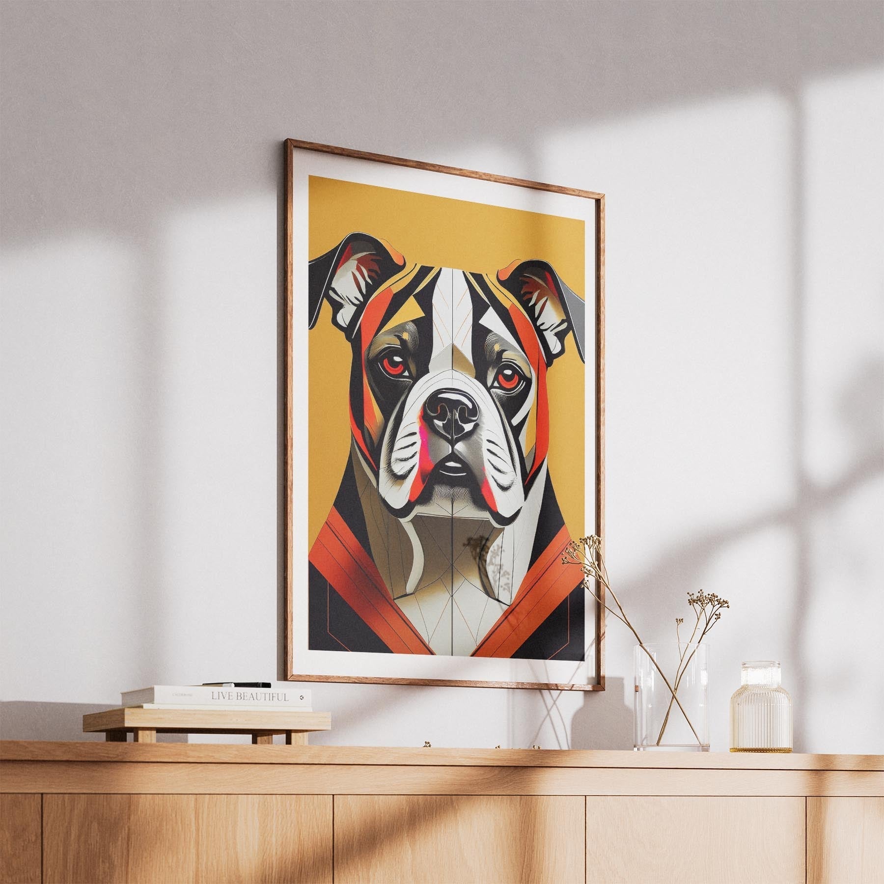 Bulldog Geometric Orange Series image 5