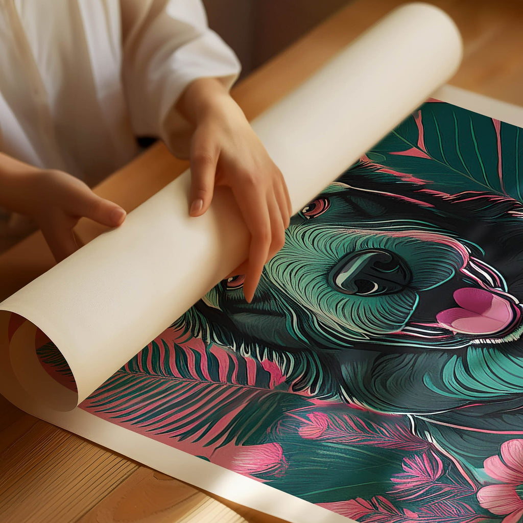 Wolfhound Flowery Dog image 1