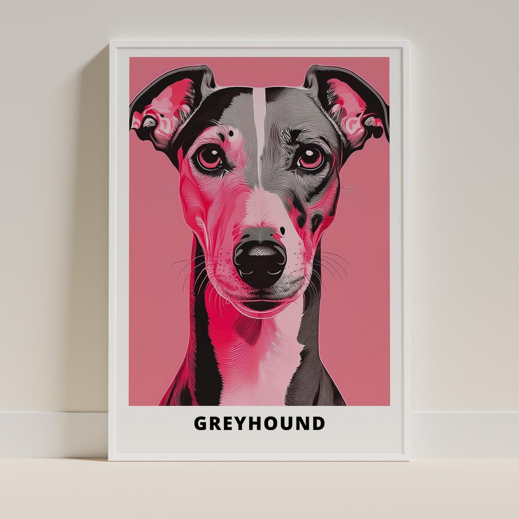 Greyhound Pink and Black Dog Series 1 image 9