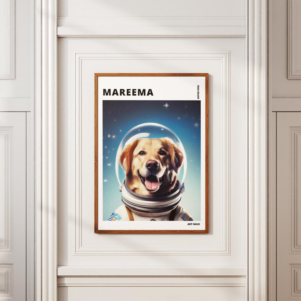 Maremma Astronaut Dog Series with Text Astro Dog image 3