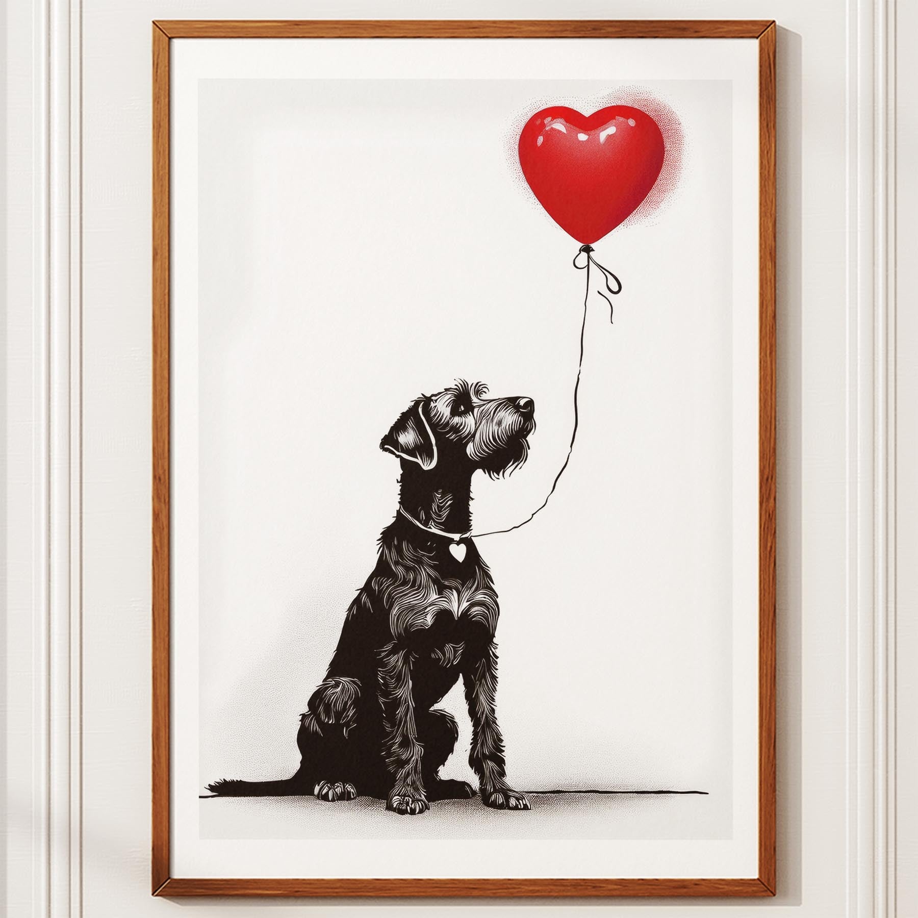 Airedale DOGSY Series inspired by the Art of Banksy image 10