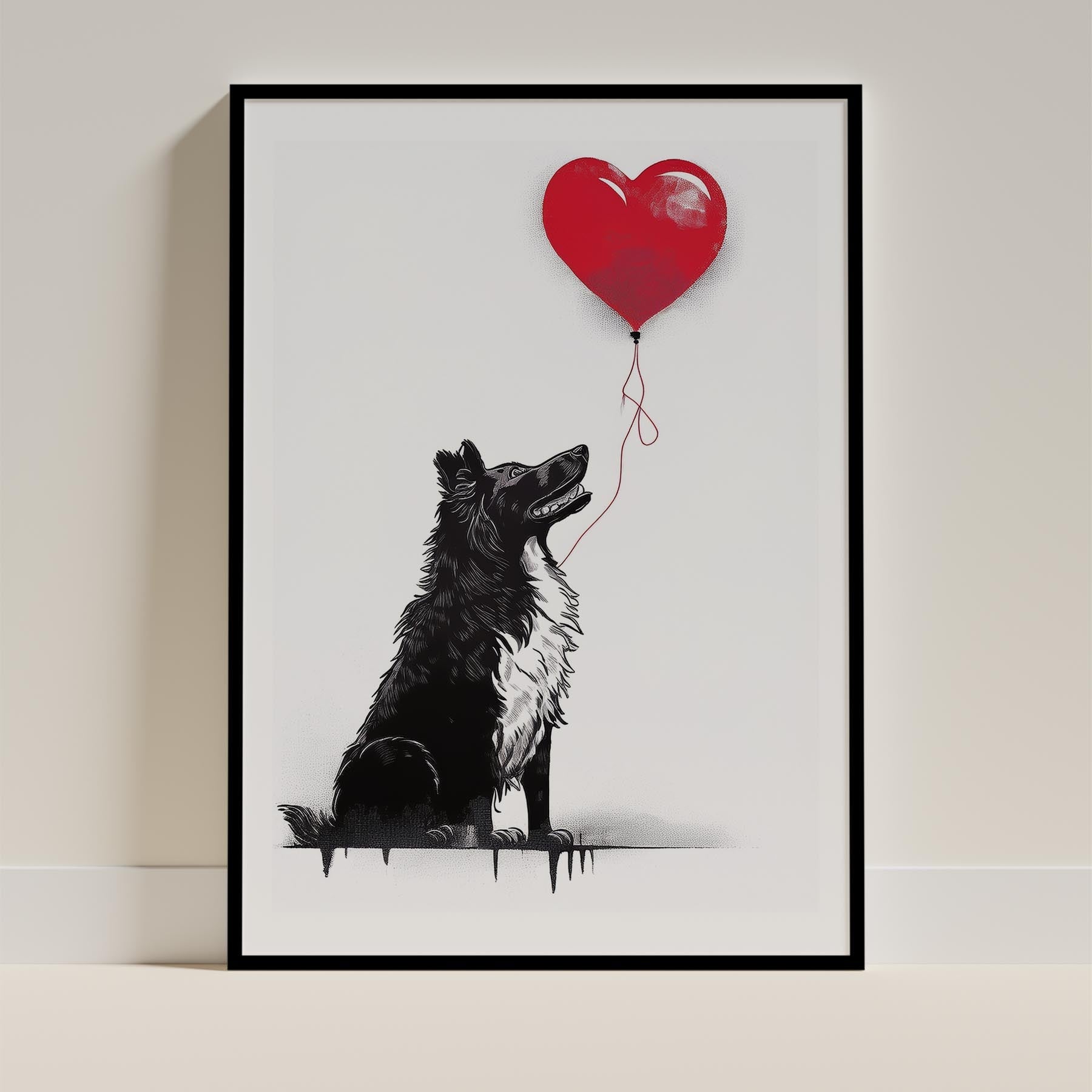 Collie Dog Art Print Unframed | 7 Unique Designs | Wall Art Gift for Dog Lovers - Image 3 | Dogsy & Co