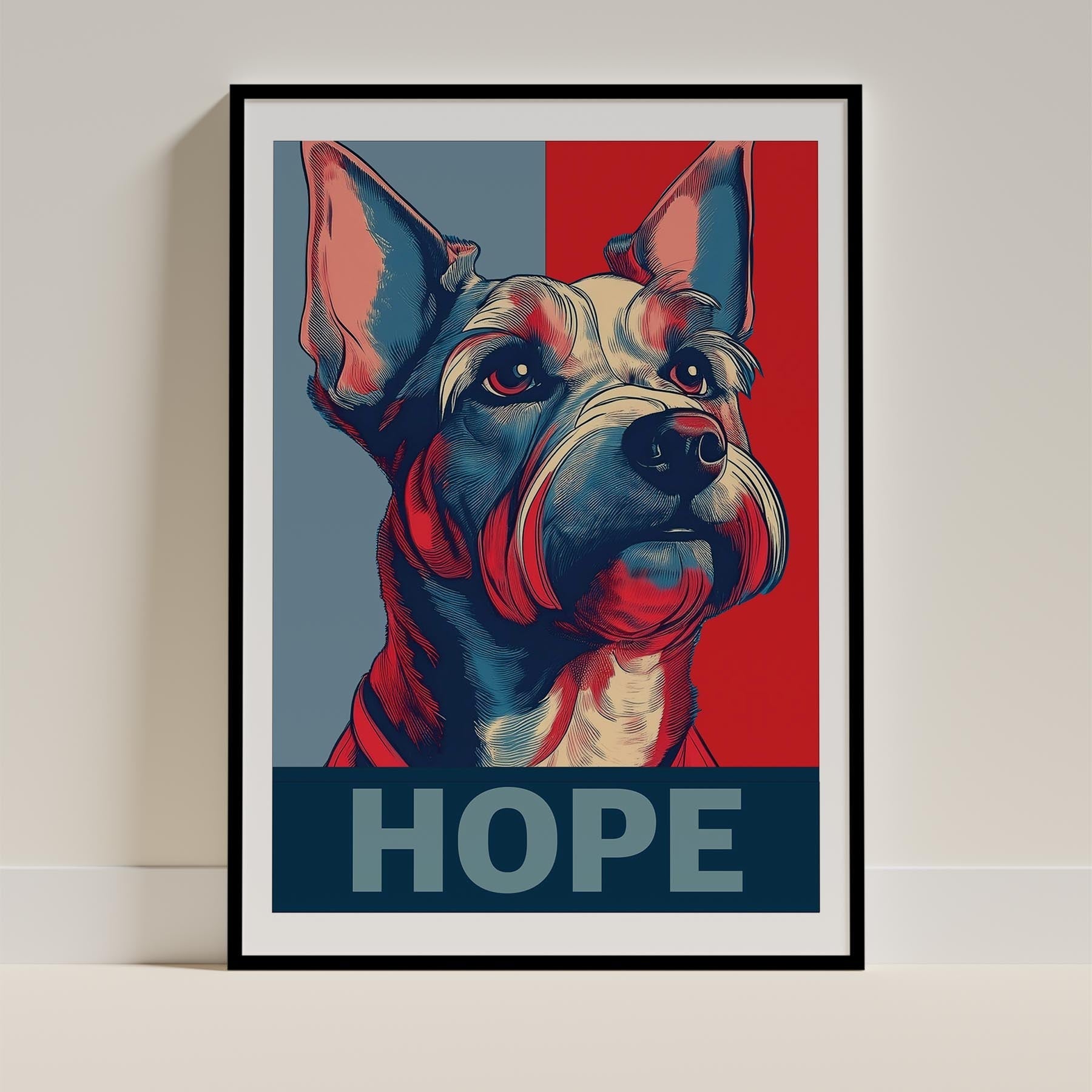 Australian Terrier HOPE Series Inspired by the Obama Poster image 11