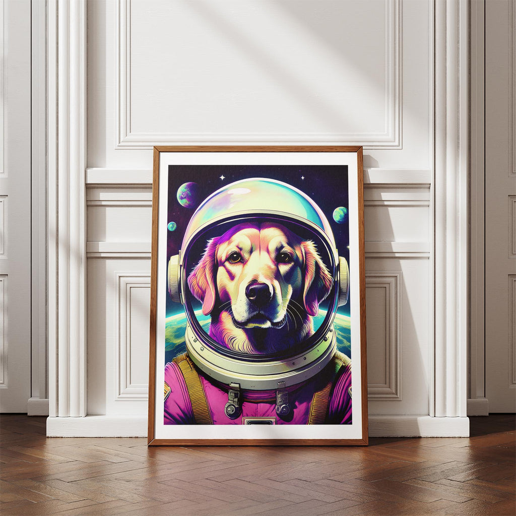 Golden Retriever Space Dogs Series image 4