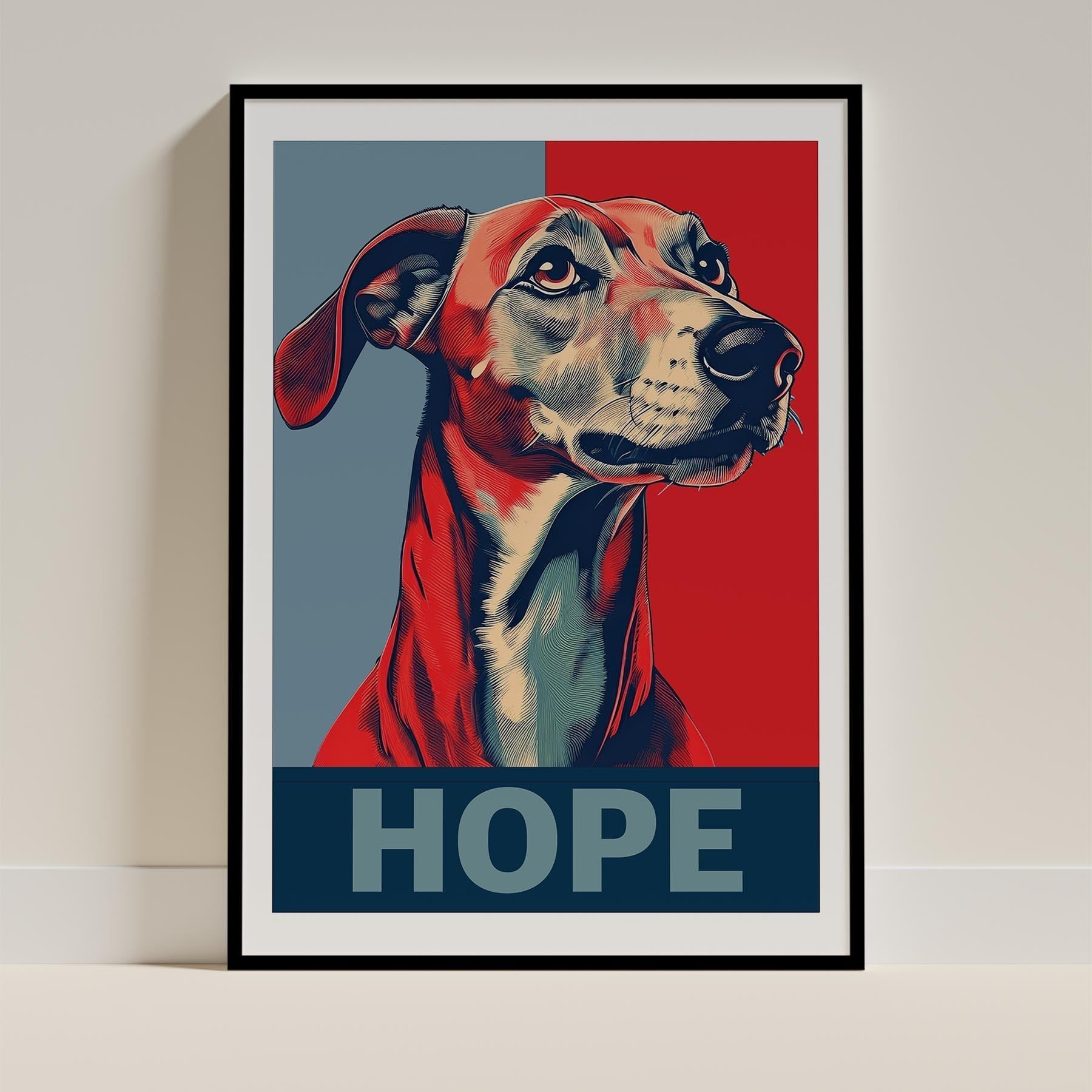 Greyhound Dog Art Print Unframed Vol 2 | 10 Unique Designs | Wall Art Gift for Dog Lovers | Dogsy & Co