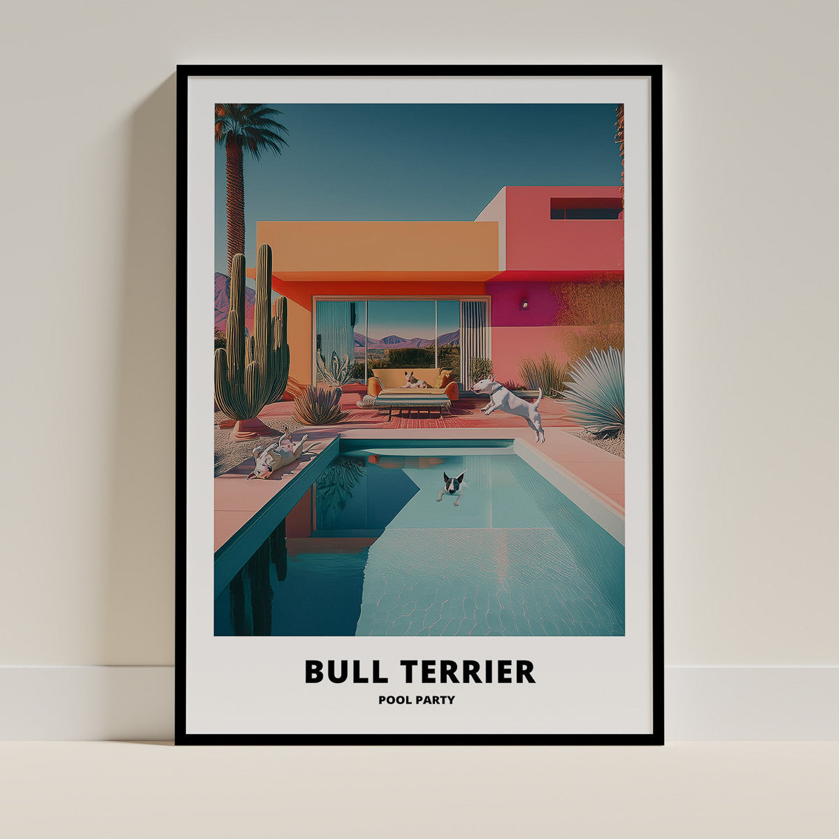 Bull Terrier Dog Art Print Unframed Vol 3 | 7 Unique Designs | Wall Art Gift for Dog Lovers - Image 7 | Dogsy & Co