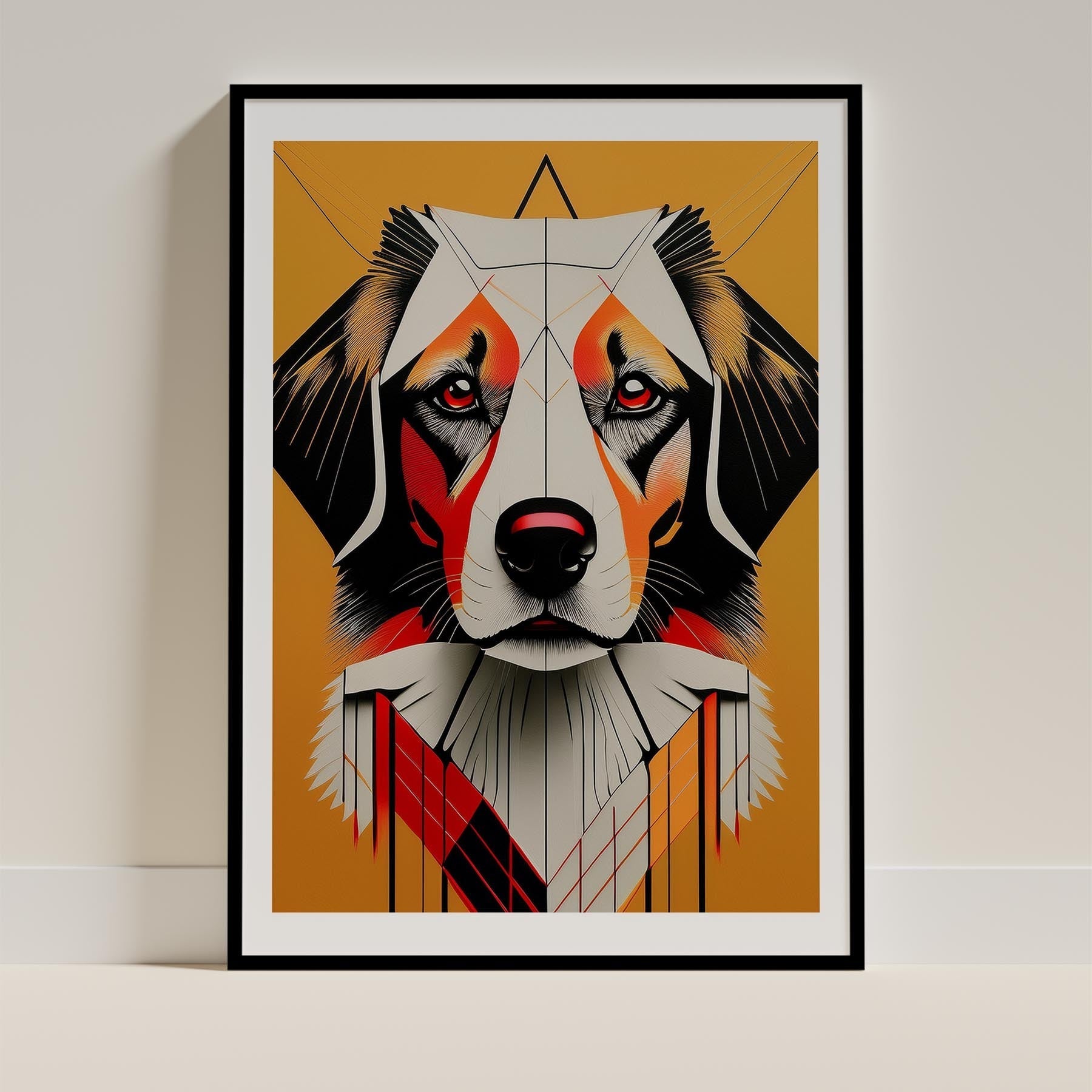 Maremma Geometric Orange Series image 0