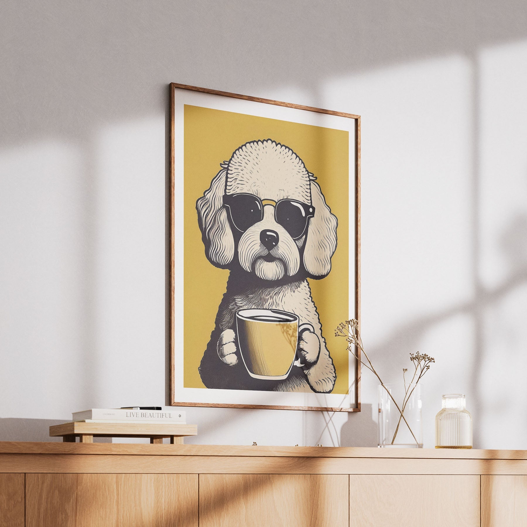 Bichon Frise Chillin Coffee Dog image 6