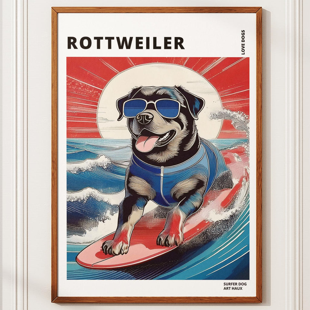 Rottweiler Hokosai Surfer Dogs 1 image 10