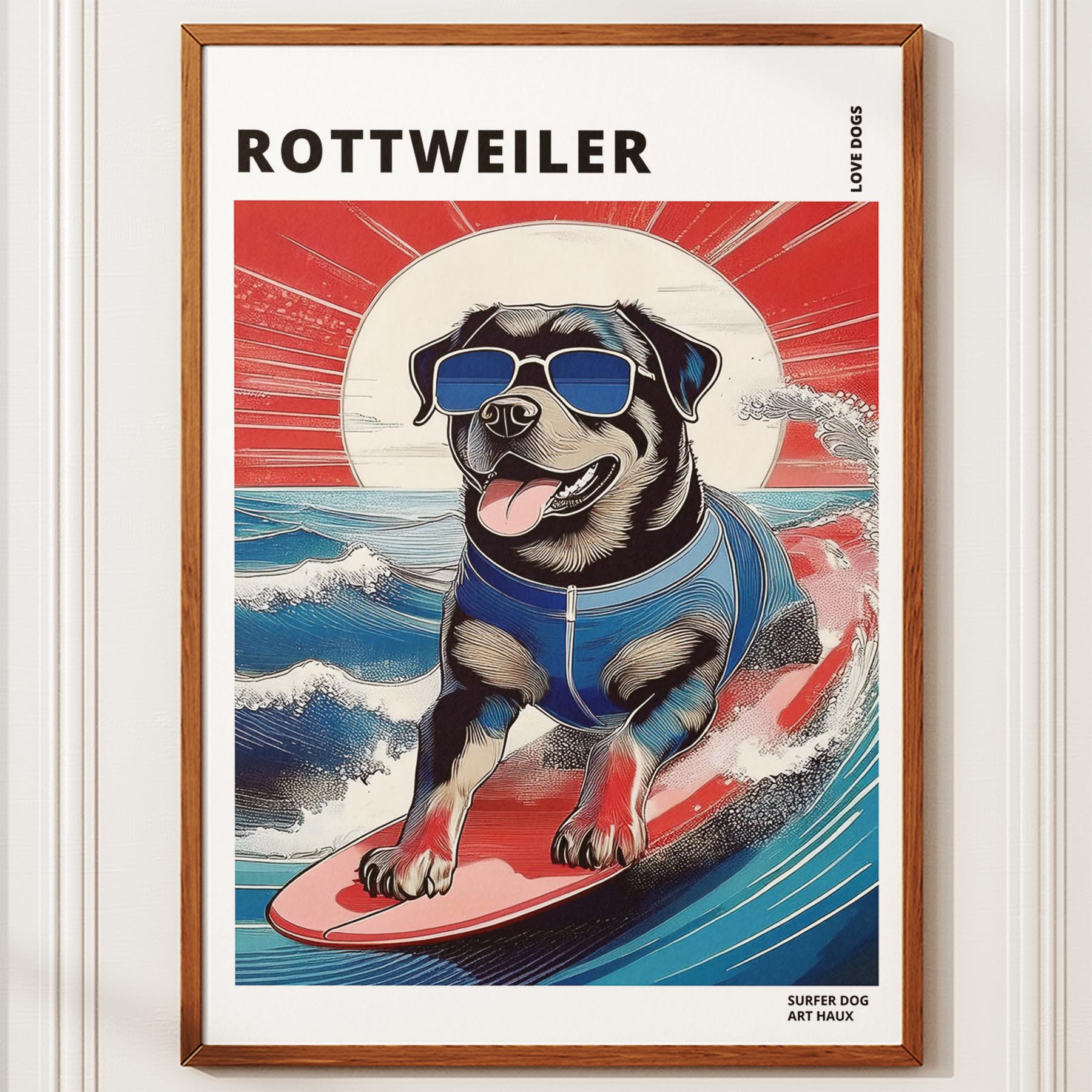 Rottweiler Hokosai Surfer Dogs 1 image 10