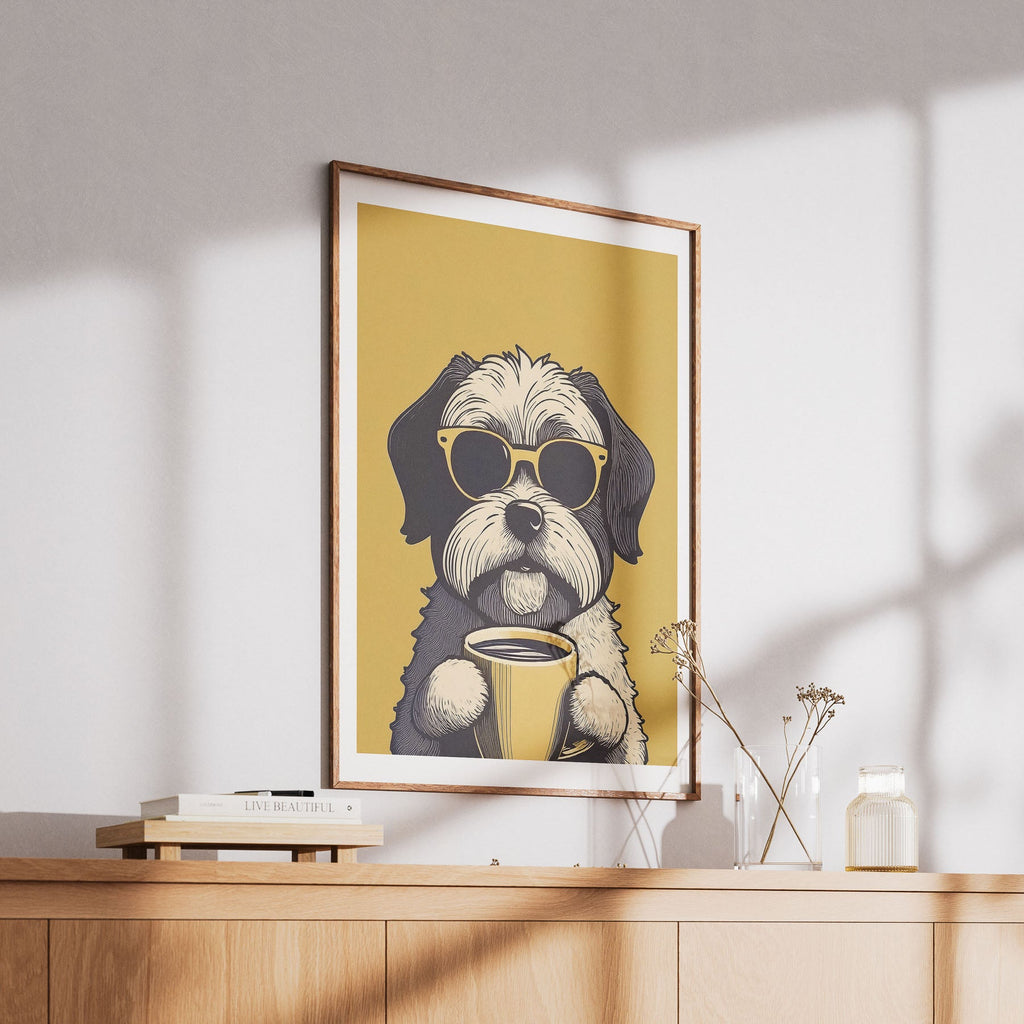 Shihpoo Chillin Coffee Dog image 6