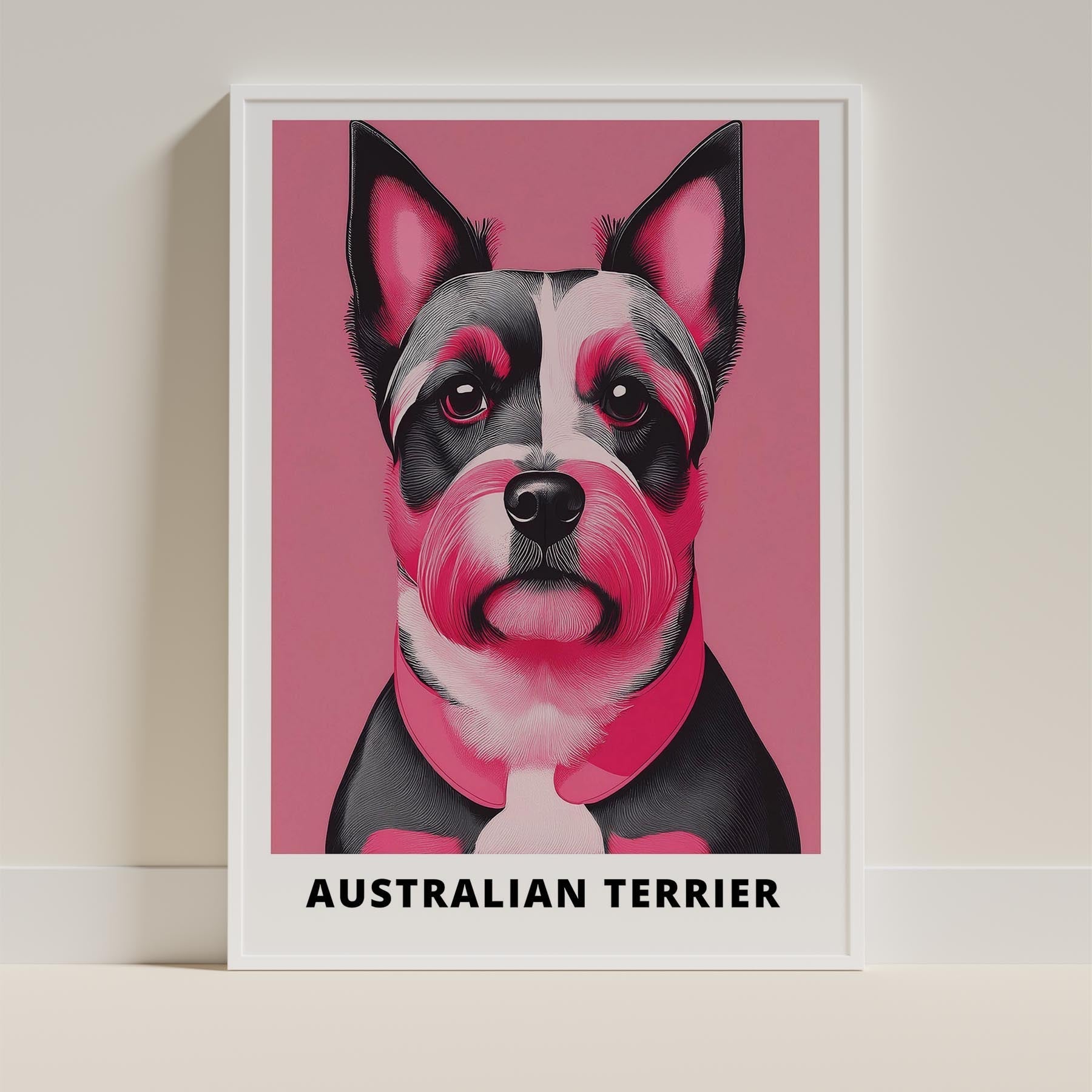 Australian Terrier Pink and Black Dog Series 1 image 9