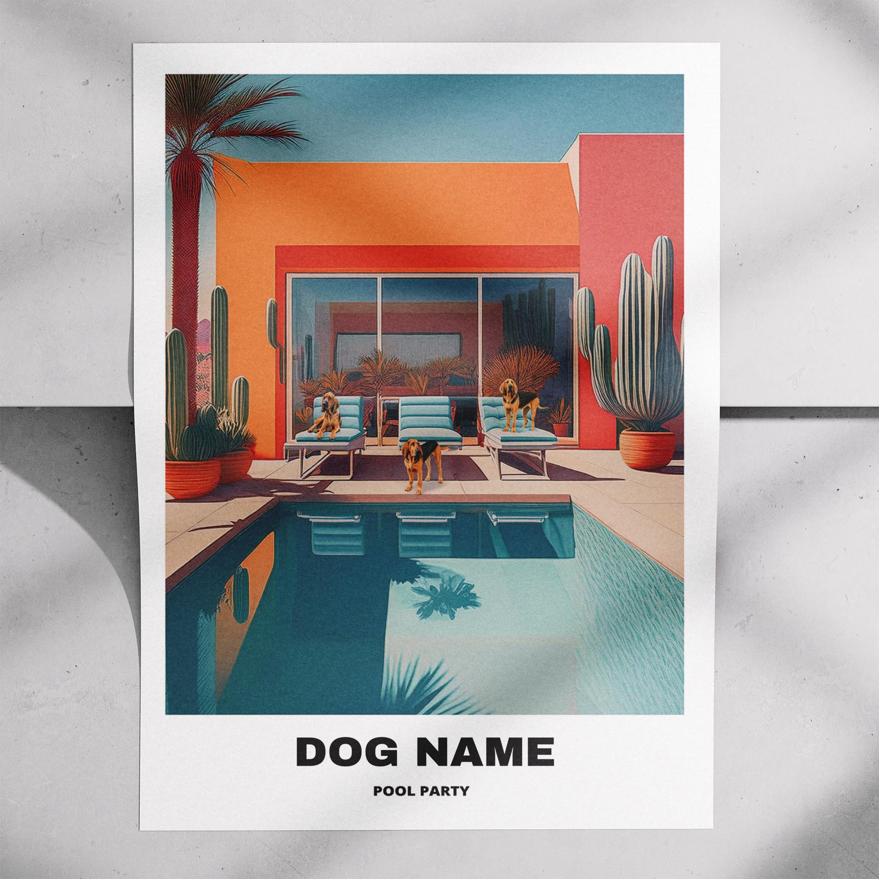 Blood Hound Custom Pool Party WITH TEXT image 7