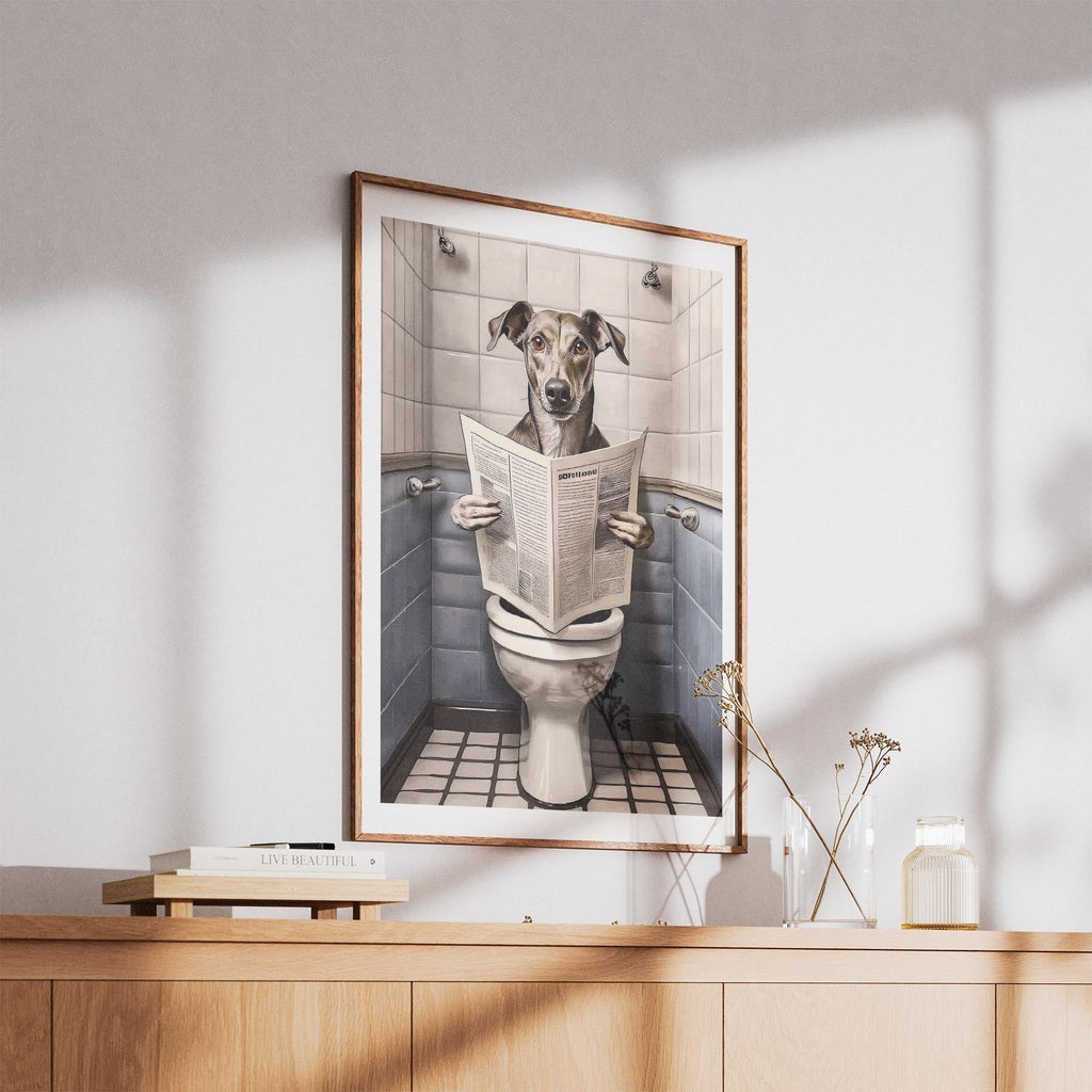 Greyhound Toilet Humour Dog Series 3 image 5