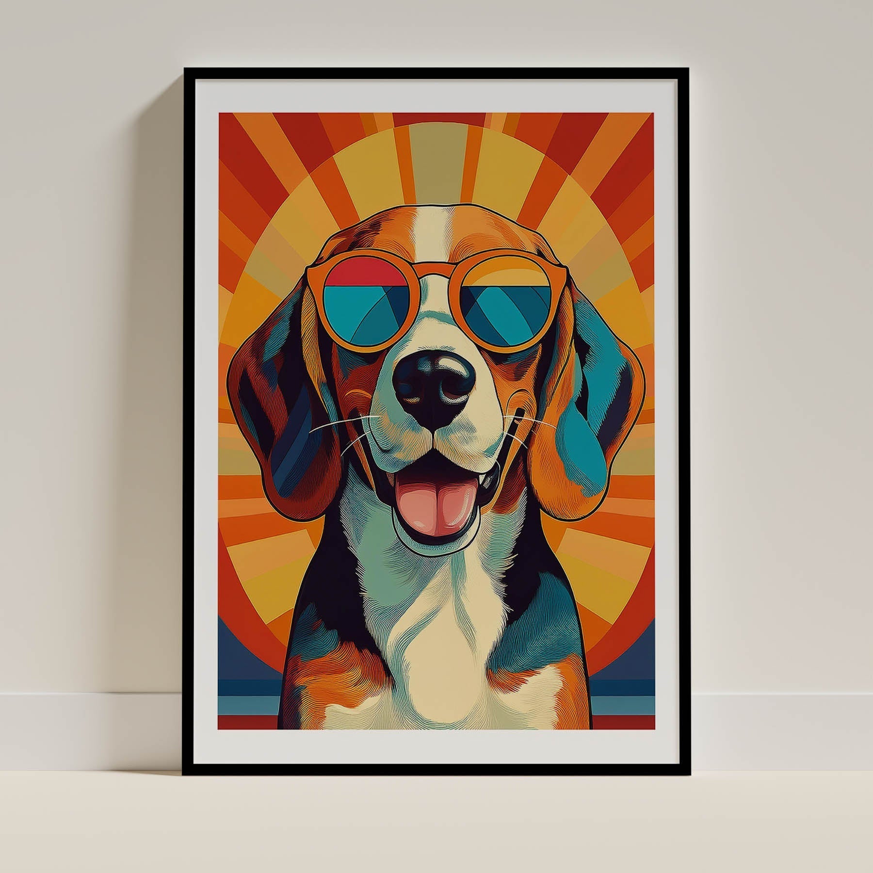 Beagle Dog Art Print Unframed Vol 2 | 11 Unique Designs | Wall Art Gift for Dog Lovers - Image 3 | Dogsy & Co