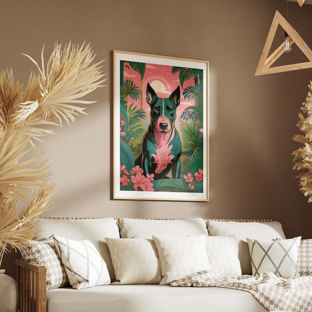 Bull Terrier Flowery Dog image 14