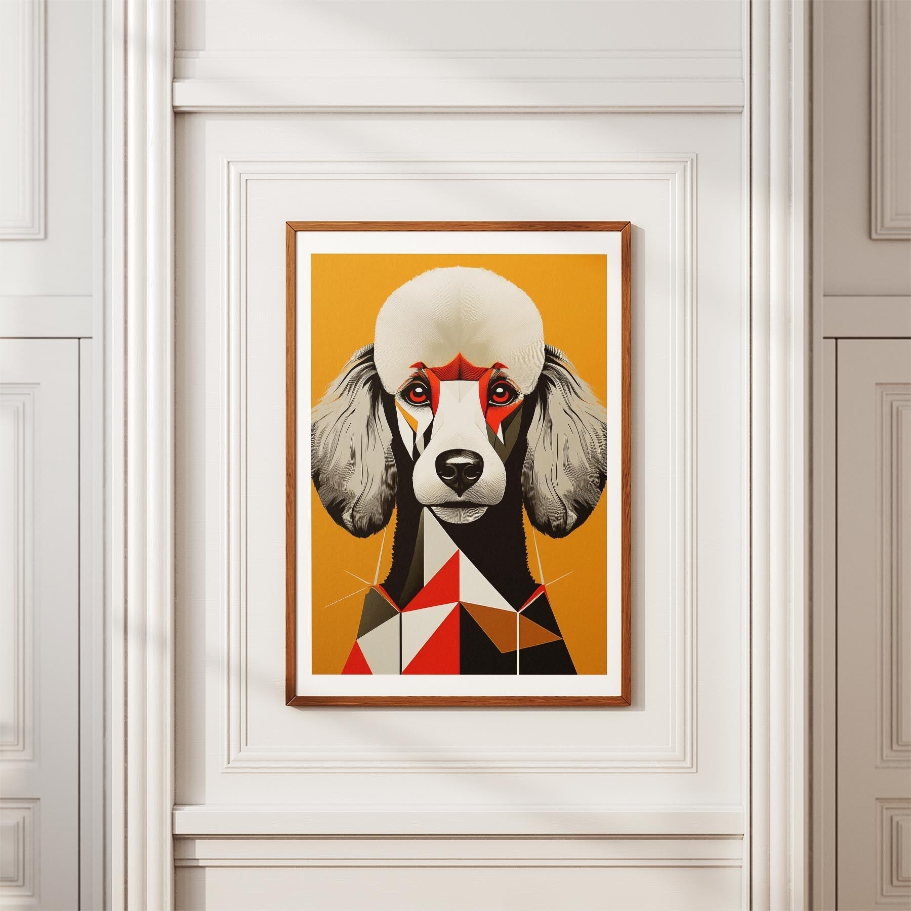 Poodle Geometric Orange Series image 3