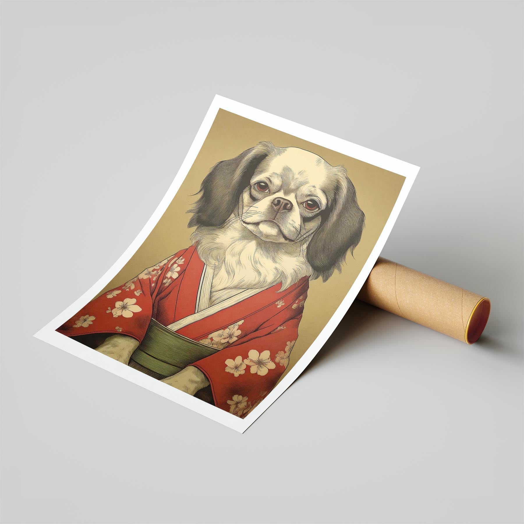 Pekingese Japanse Kimono Dog Series image 6
