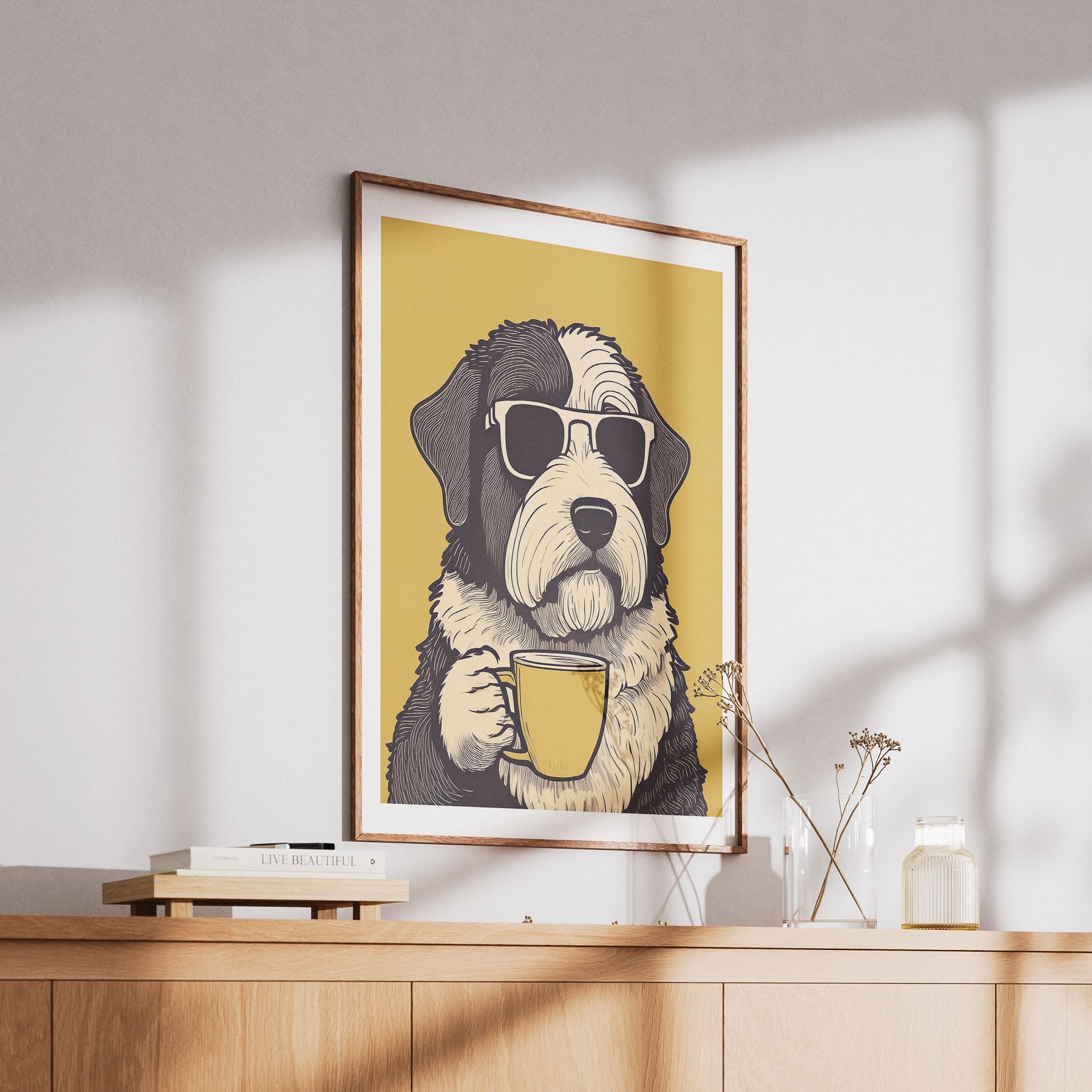 Old English Sheepdog 1 Chillin Coffee Dog image 6