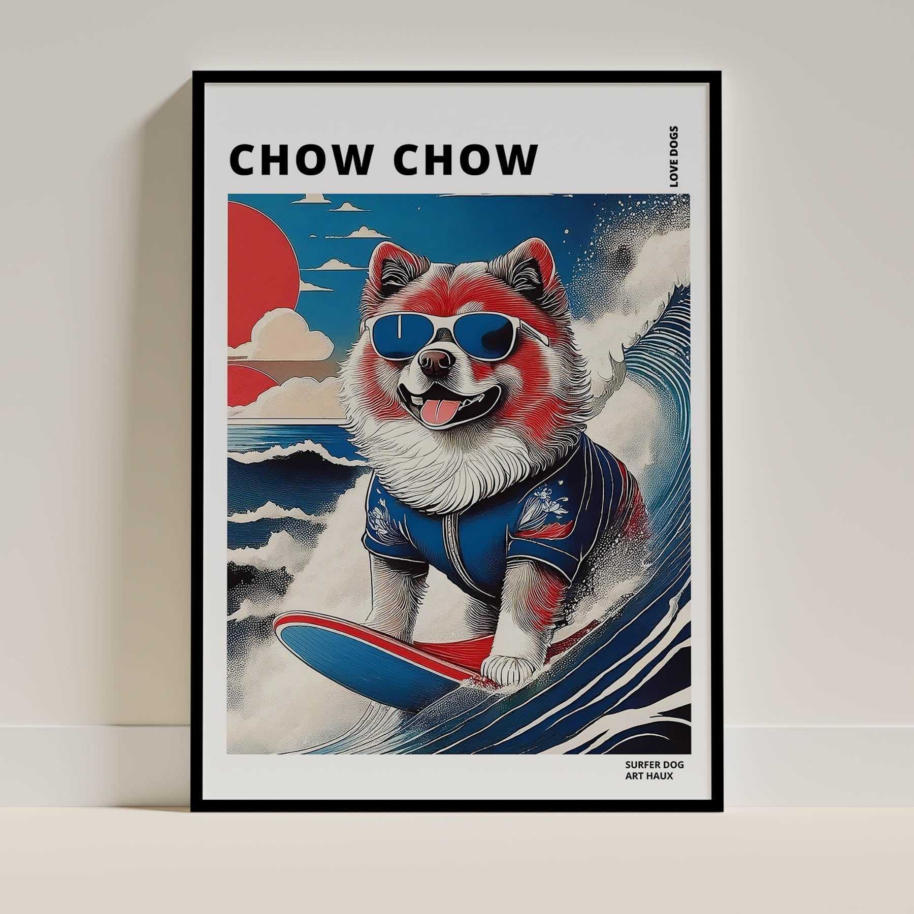 Chow Chow Dog Art Print Unframed Vol 1 | 11 Unique Designs | Wall Art Gift for Dog Lovers - Image 11 | Dogsy & Co