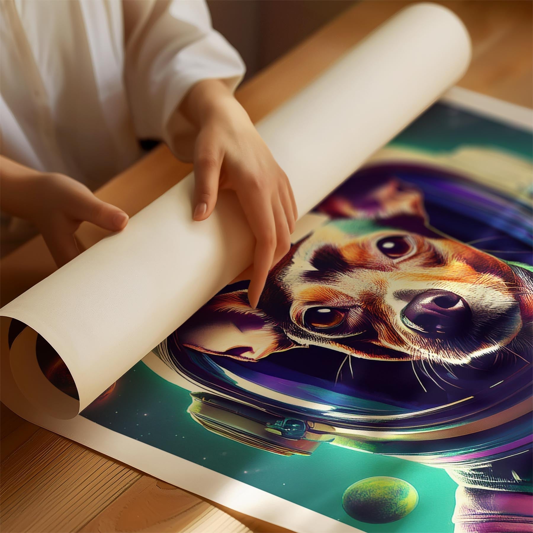 Miniature Pinscher Space Dogs Series image 1