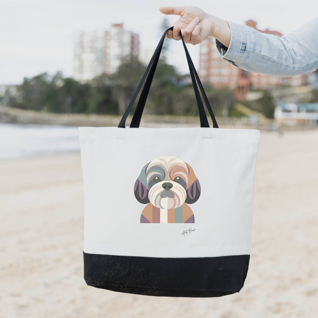 Shih Tzu Vintage Chic Graphic Bag image 1