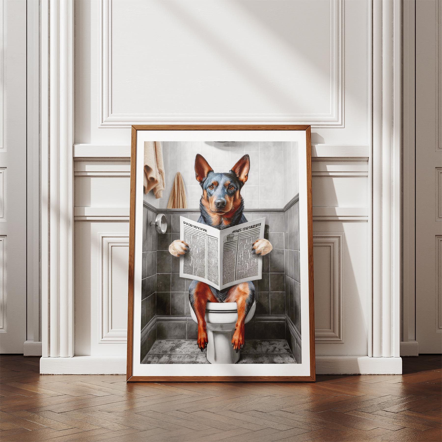 Cattle Dog Toilet Humour Dog Series 2 image 4