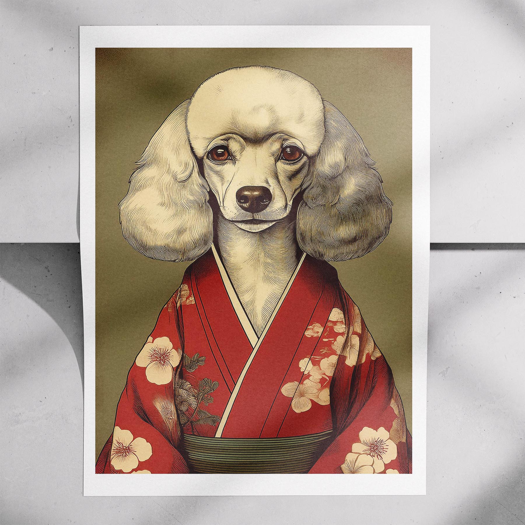 Poodle Japanse Kimono Dog Series image 7