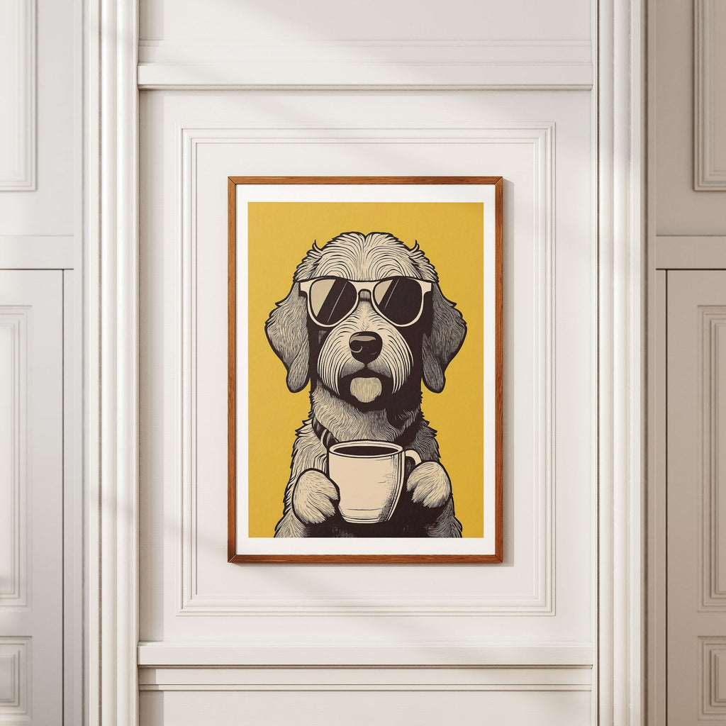 Labradoodle 3R Chillin Coffee Dog image 2