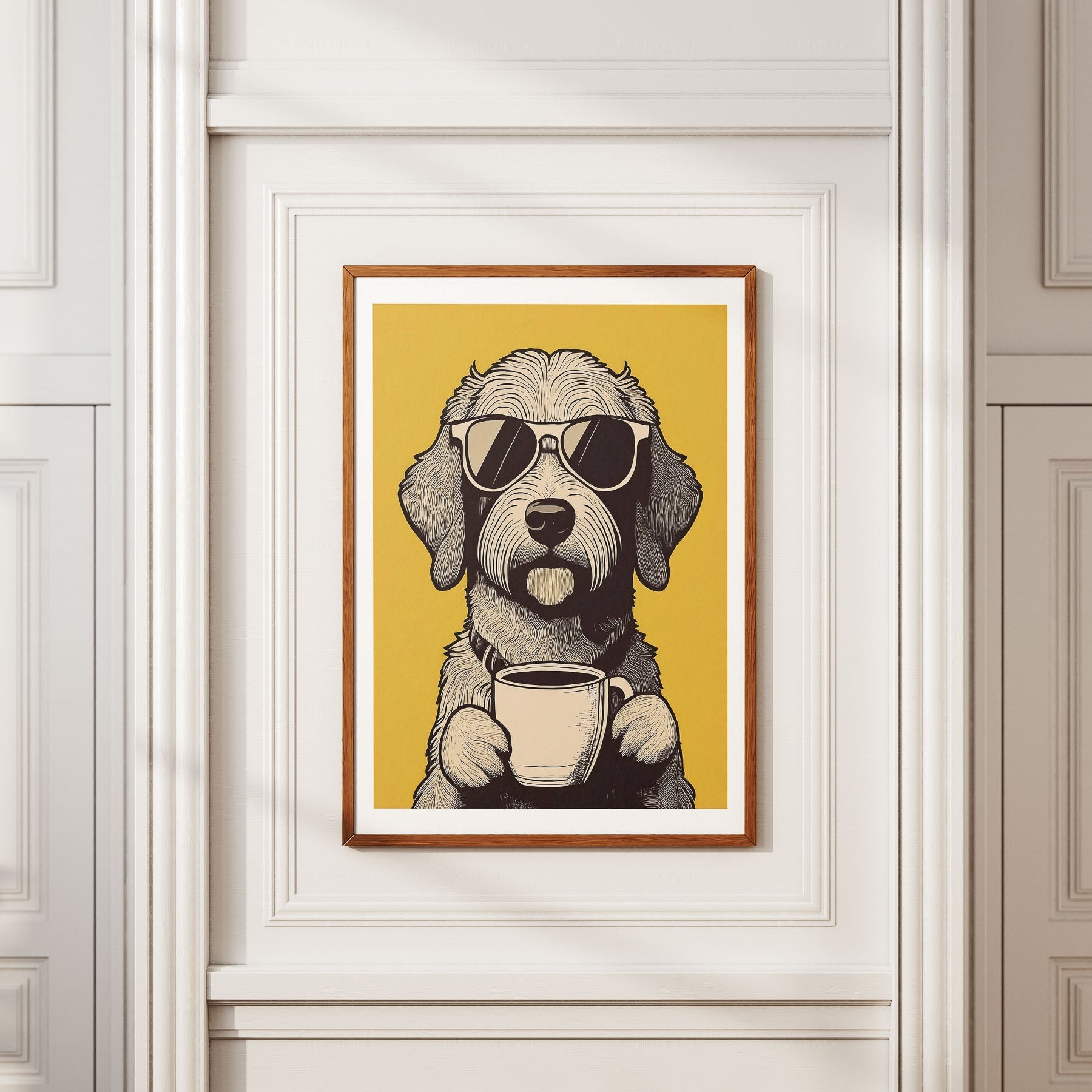 Labradoodle 3R Chillin Coffee Dog image 2