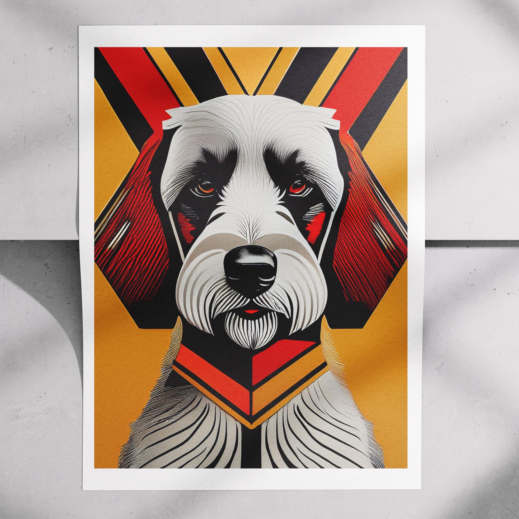 Cavoodle Geometric Orange Series image 7