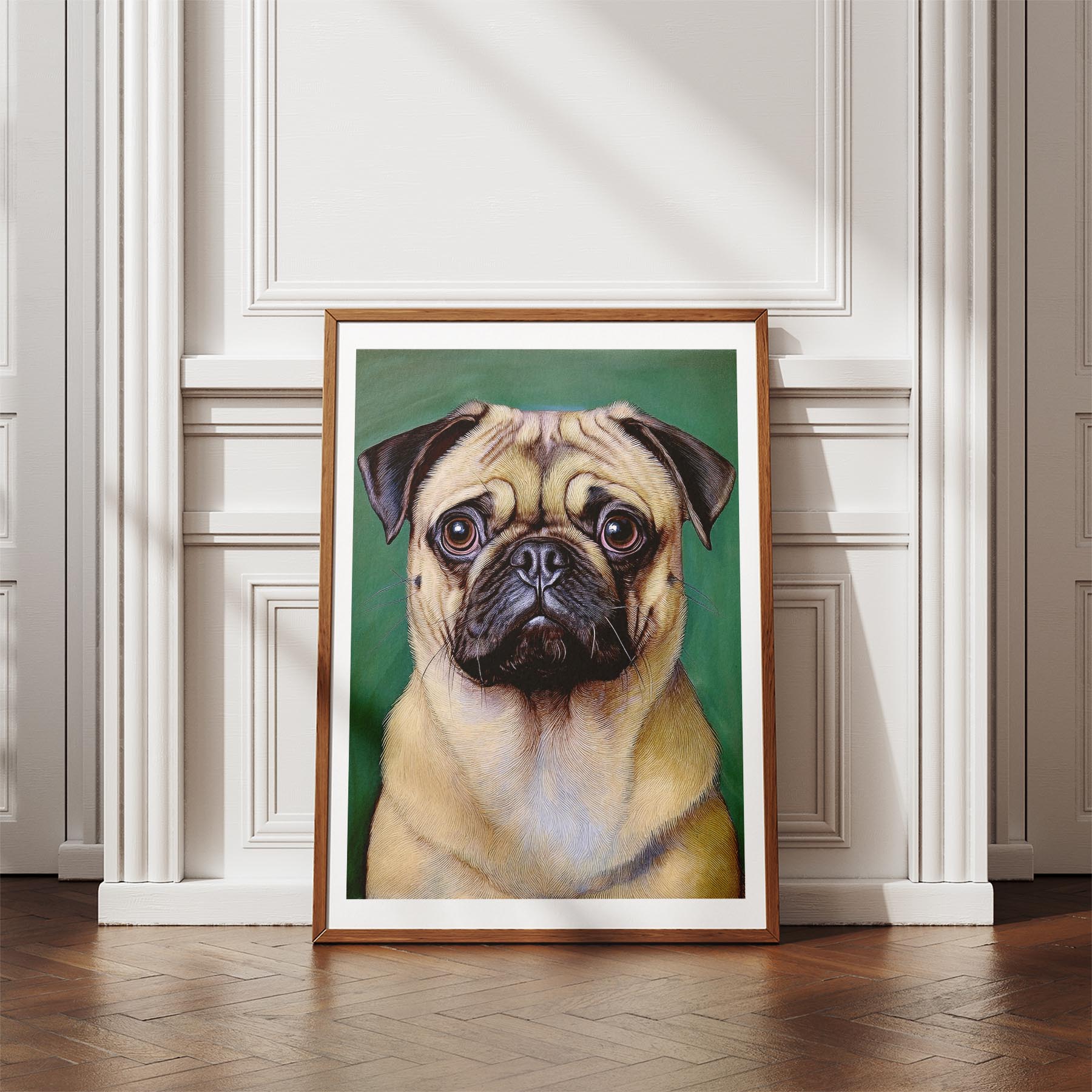 Pug Green Painted Series image 4