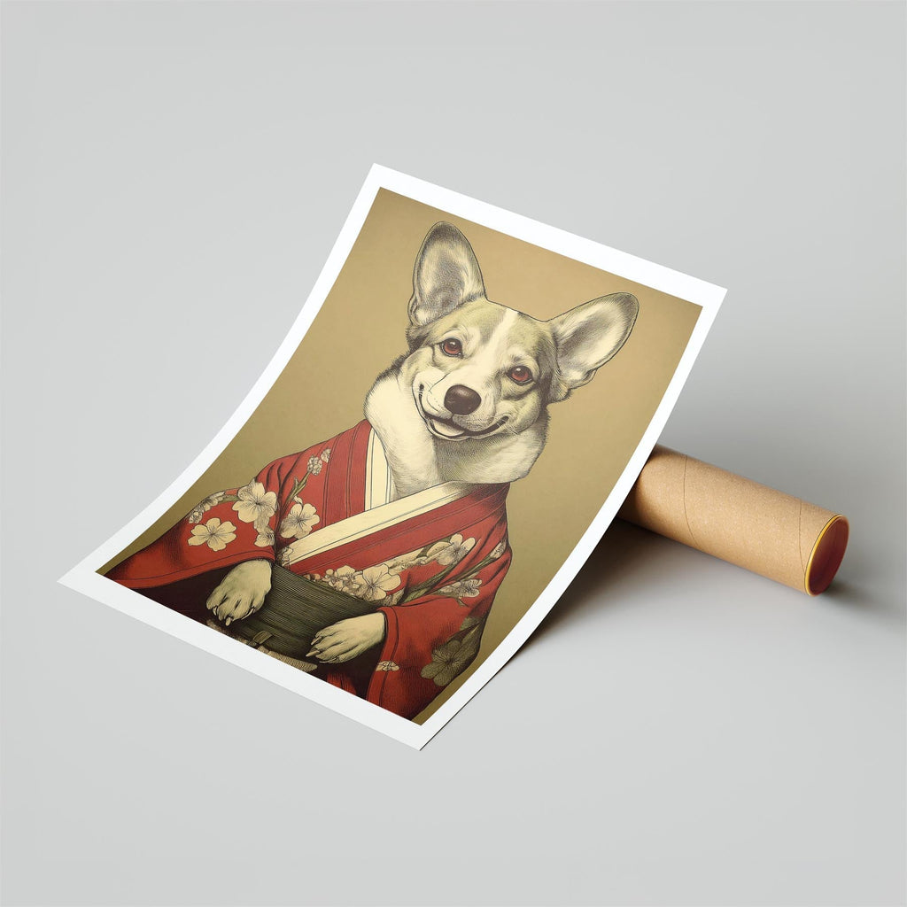 Corgi Japanse Kimono Dog Series image 6