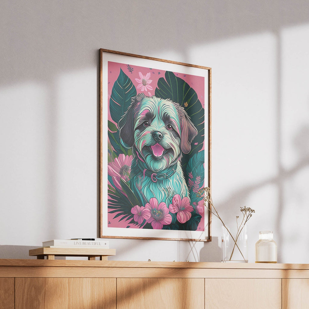 Maltese Flowery Dog image 6