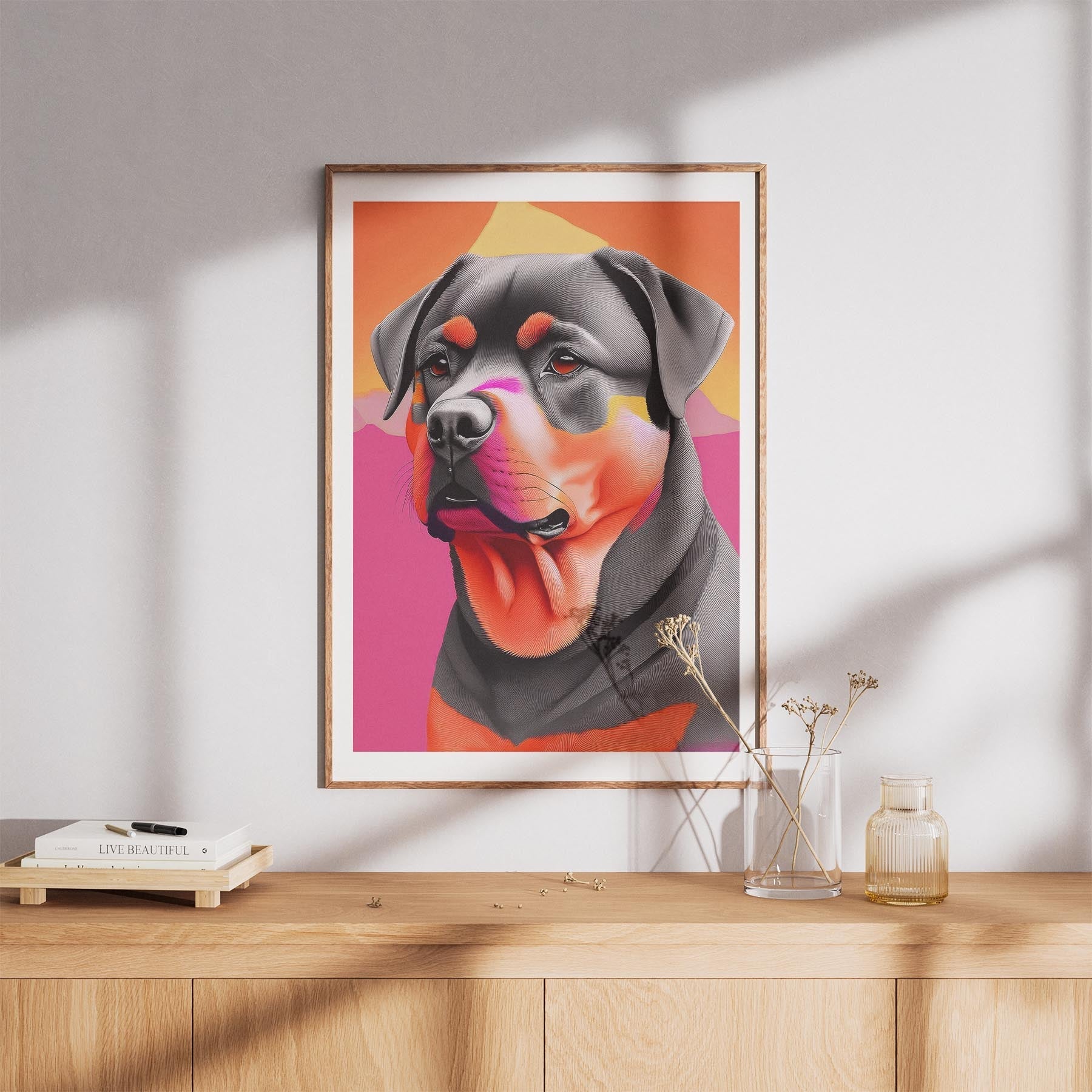 Rottweiler Modern Pop Dog Series image 8