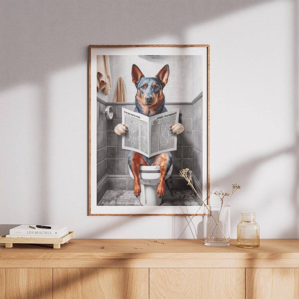 Cattle Dog Toilet Humour Dog Series 2 image 8