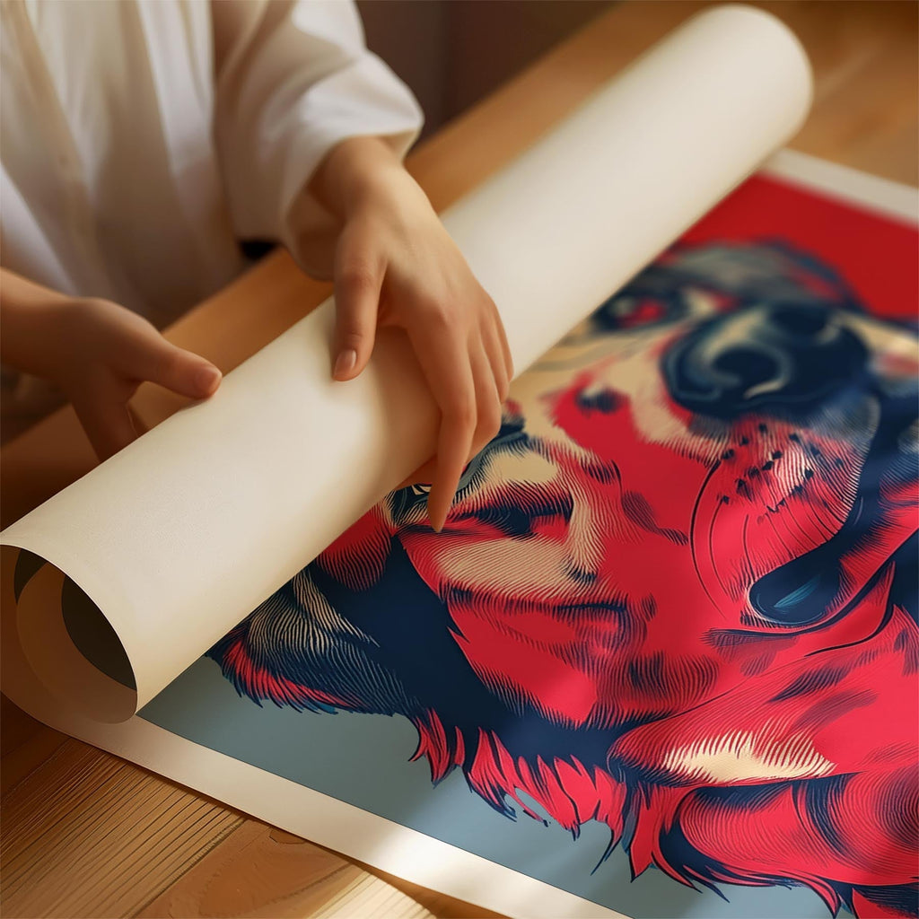 German Spitz HOPE Series Inspired by the Obama Poster image 1