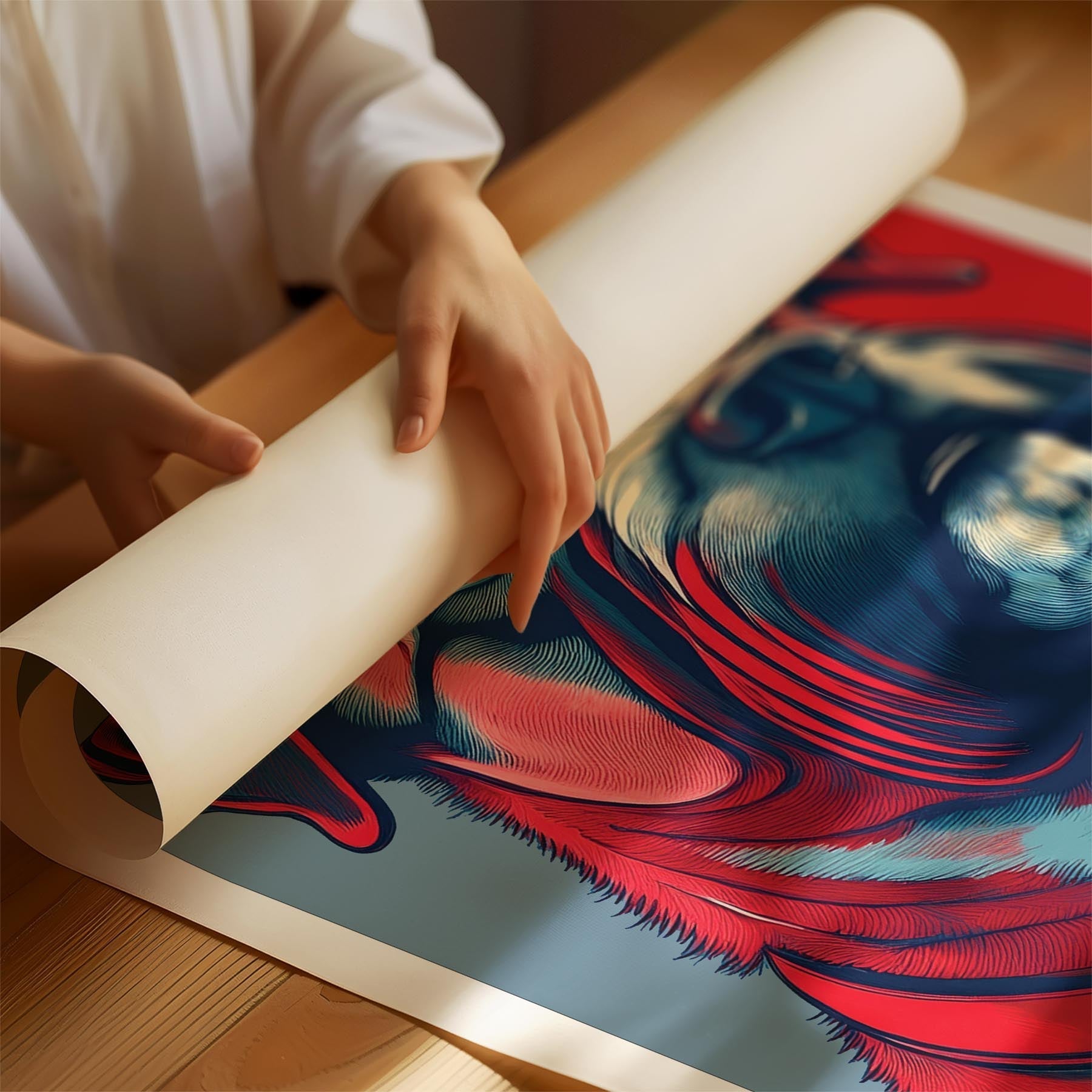 Border Terrier HOPE Series Inspired by the Obama Poster image 1