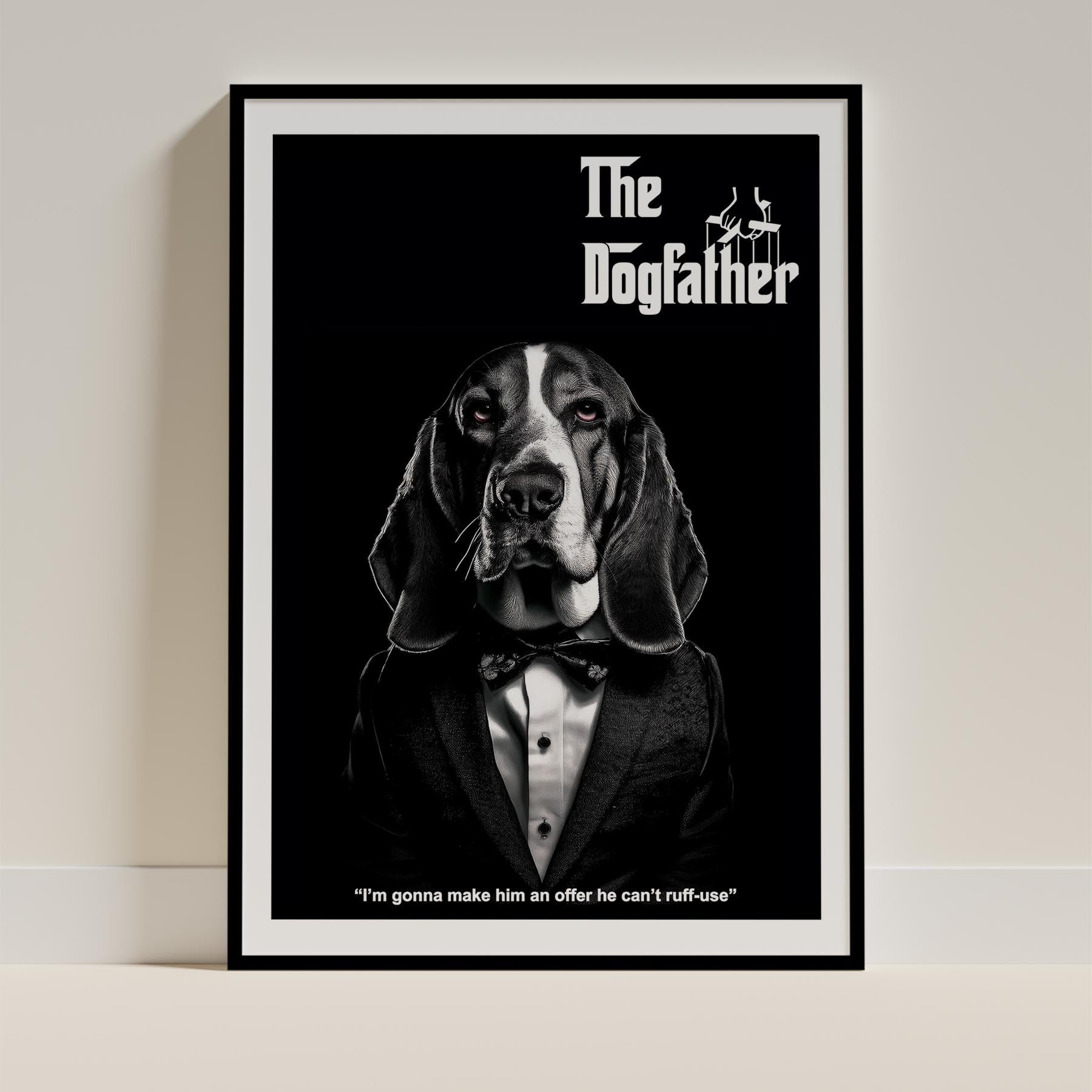 Basset Hound Mafia Dog Series image 0